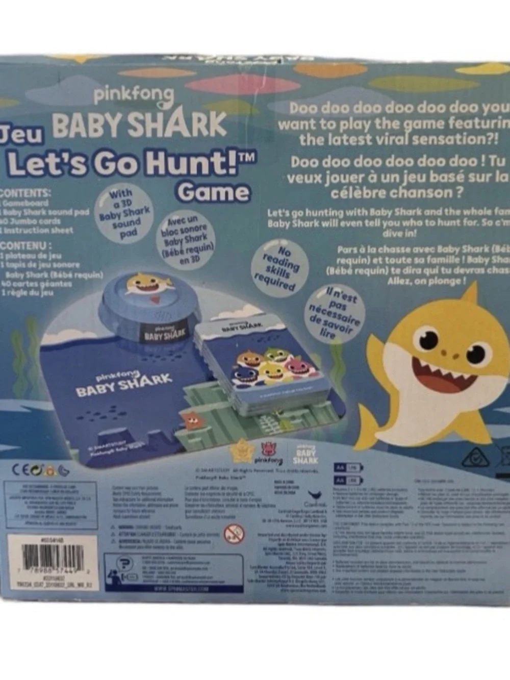 Baby Shark Let’s Go Hunt Game New In Box Pink Frog Musical Board Game For Kids